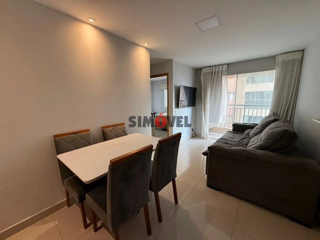 57m², semi-mobiliado, 2 qtos, suíte, varanda, garagem, Condomínio Carpe Diem - R...