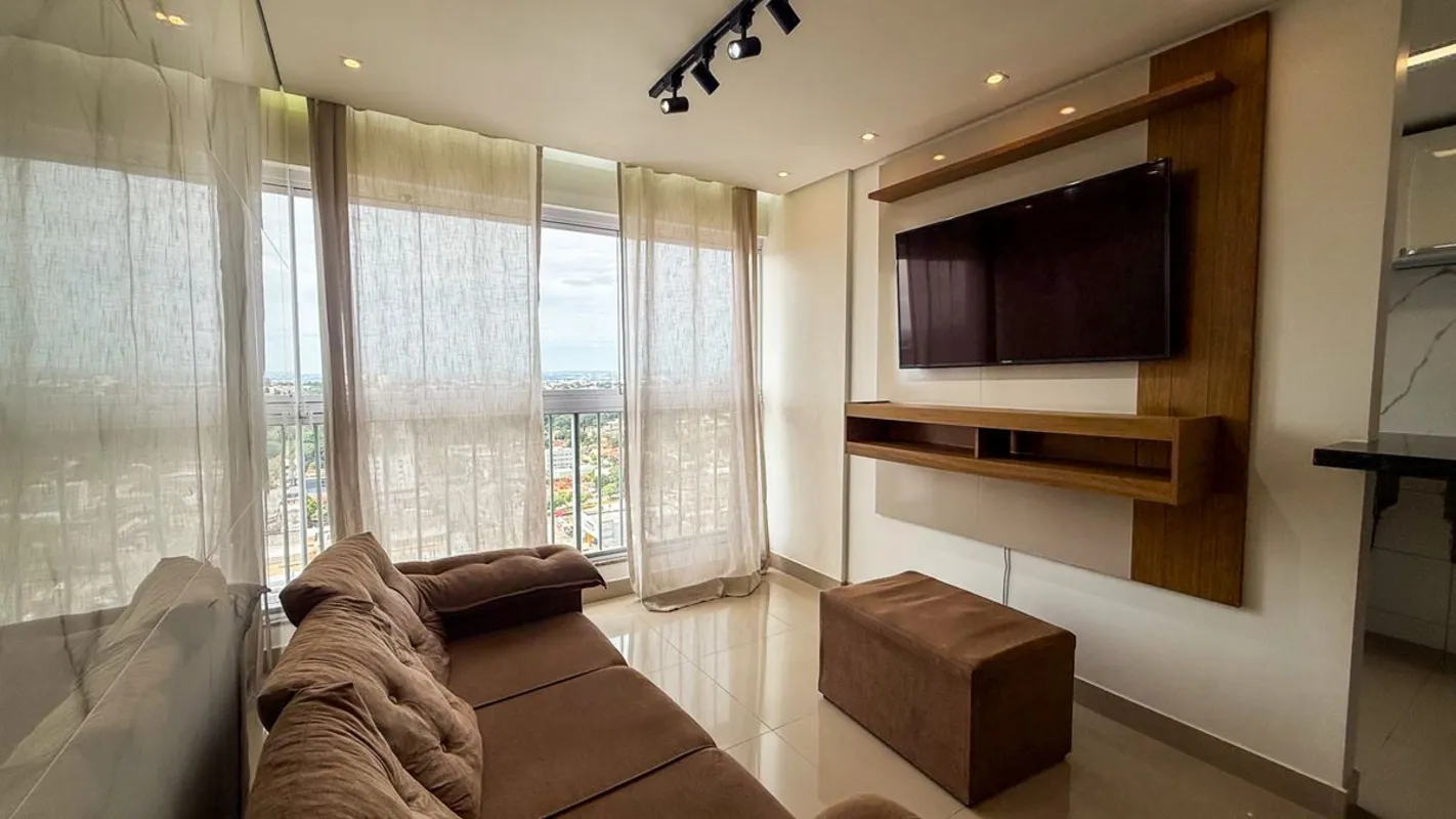 Apartamento mobiliado com lazer completo e excelente localizaÃ§Ã£o!ImÃ³vel moder...