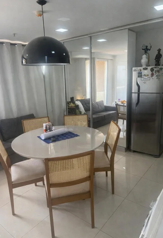 DF Plaza Águas Claras | 1 Suíte Mobiliado | Andar Alto | Varanda | 1 Vaga | Laze...