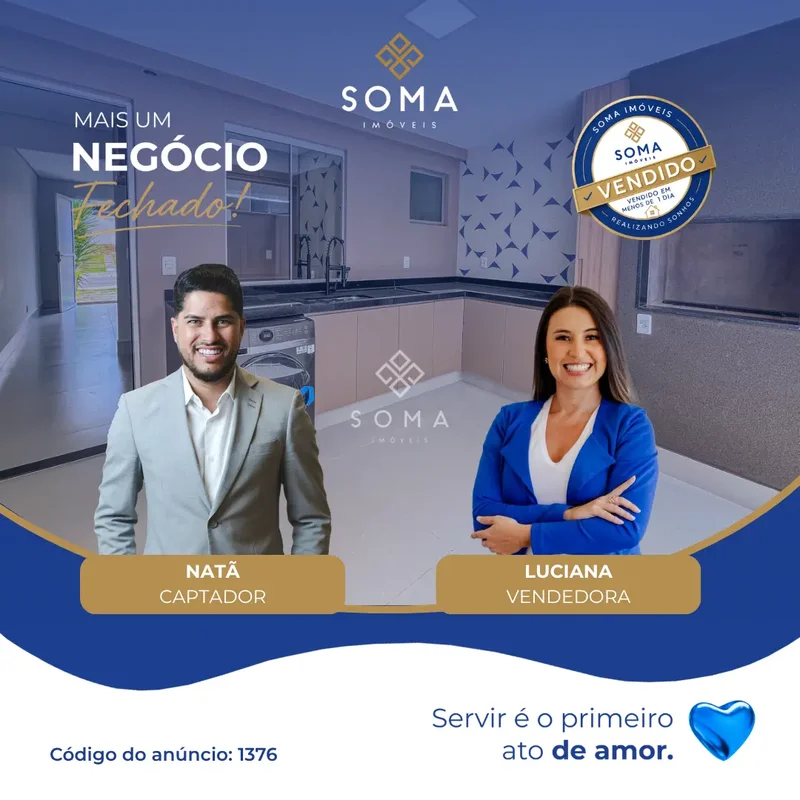 ESPECIFICAÇÕES DA CASA:- Projeto de iluminação- Sala ampla com painel ripado e r...