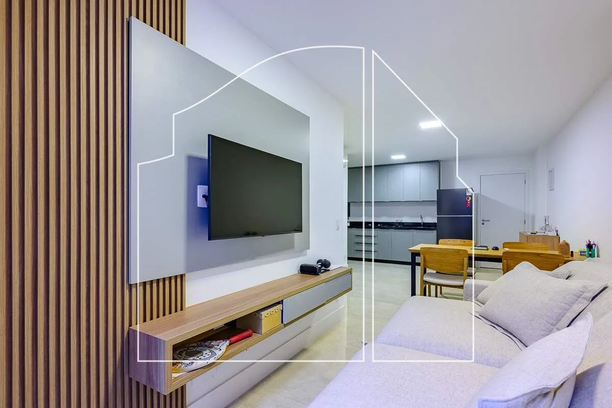DALL'OCA IMÓVEIS ALUGA: Excelente apartamento reformado, planejado, mobiliado, l...