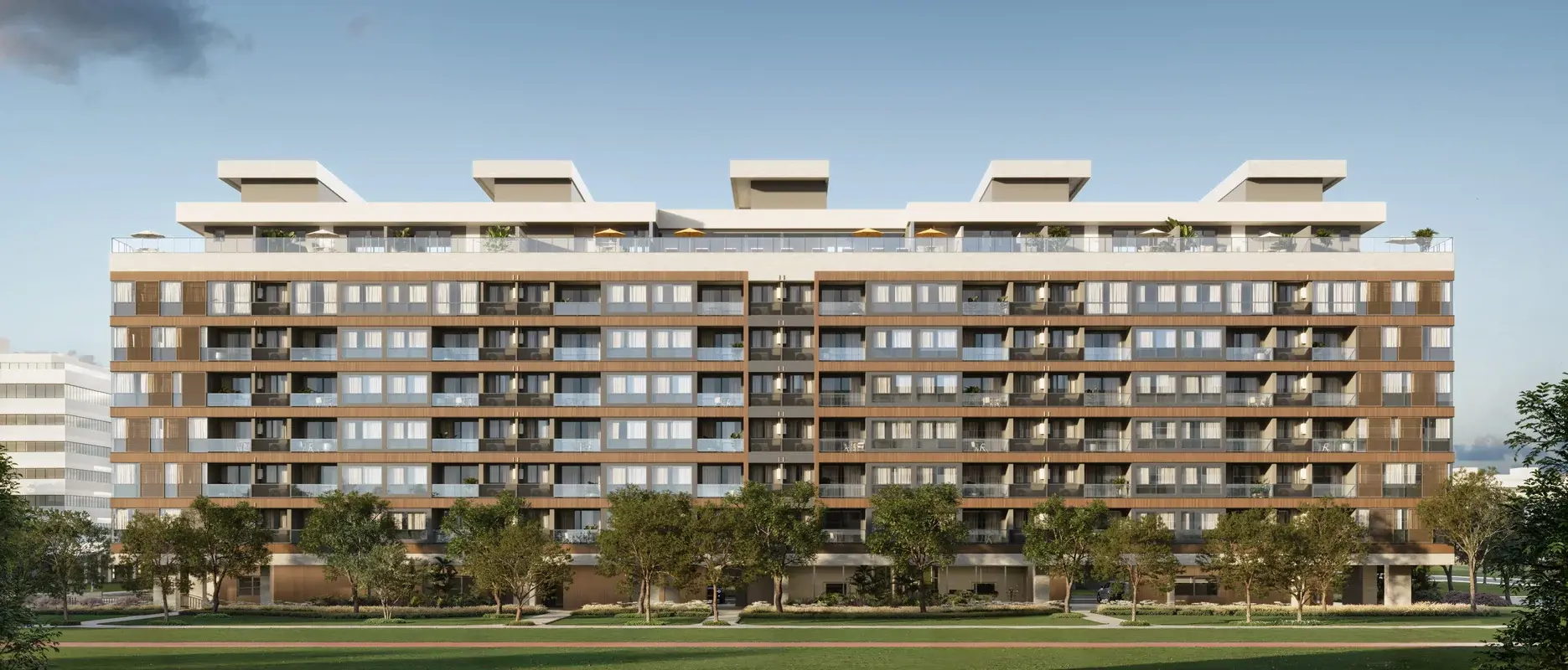 Um projeto autoral na SQNW 105 que traduz sofisticação, privacidade e funcionali...