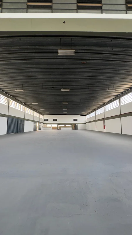 Ângulo interno do galpão