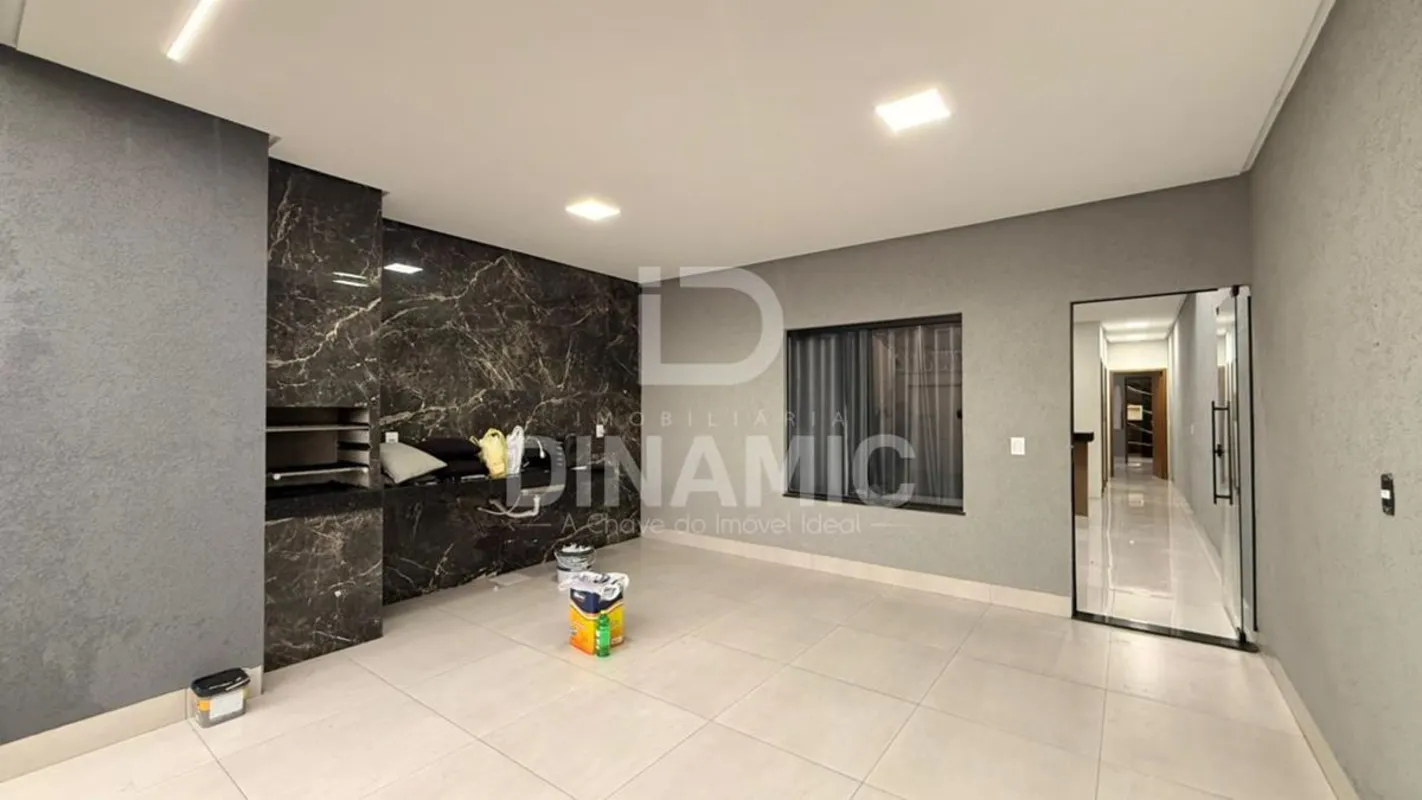 (ID 09)Casa Moderna para Locação no Setor Santa Fé | Pé Direito Alto e Acabament...