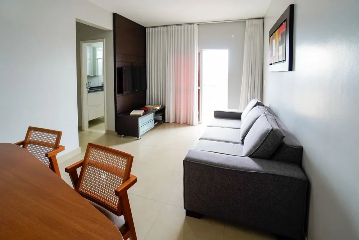 Apartamento de 58mÂ², com 02 quartos, 01 banheiro, sala, cozinha e sacada, ofere...