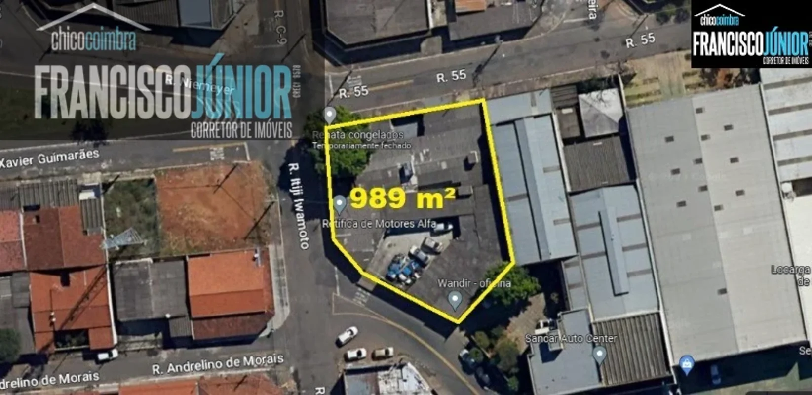 SETOR SOL NASCENTERua ITIJI IVAMOTOContra-esquina da AV. T-2ÁREA COMERCIALCabeça...
