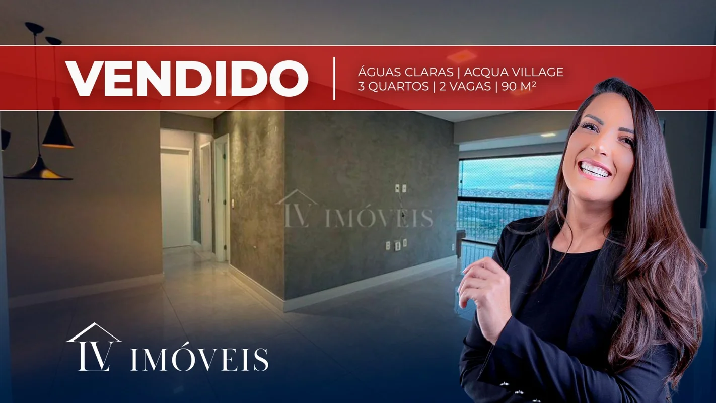 Lilian Vieira Vende:Acqua Village | Nascente | Andar Alto | Reformado | 2 VagasA...
