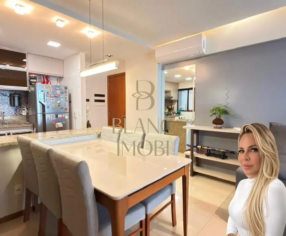 Apartamento reformado à venda em Águas Claras Sul | 73 m² | 3 quartos + escritór...