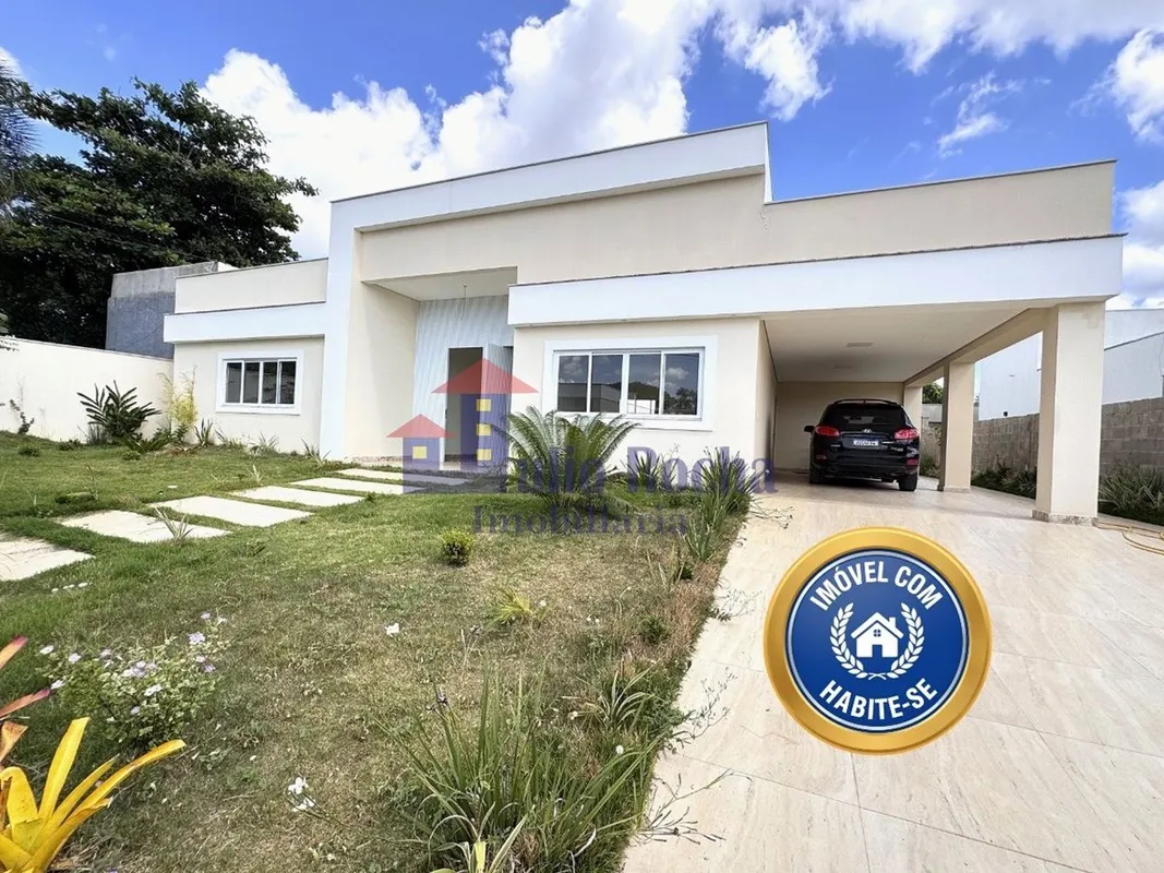 JULIO ROCHA IMOBILIÁRIA VENDE!MARAVILHOSA CASA NO CONDOMÍNIO BELVEDERE GREEN, CO...