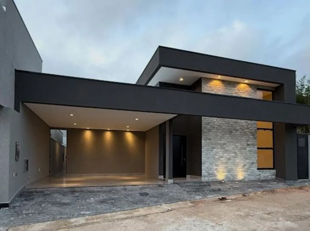 CASA MODERNA SHA 04 ARNIQUEIRA LOTE 200M² 3 QUARTOS SUÍTE MASTER CHURRASQUEIRA A...