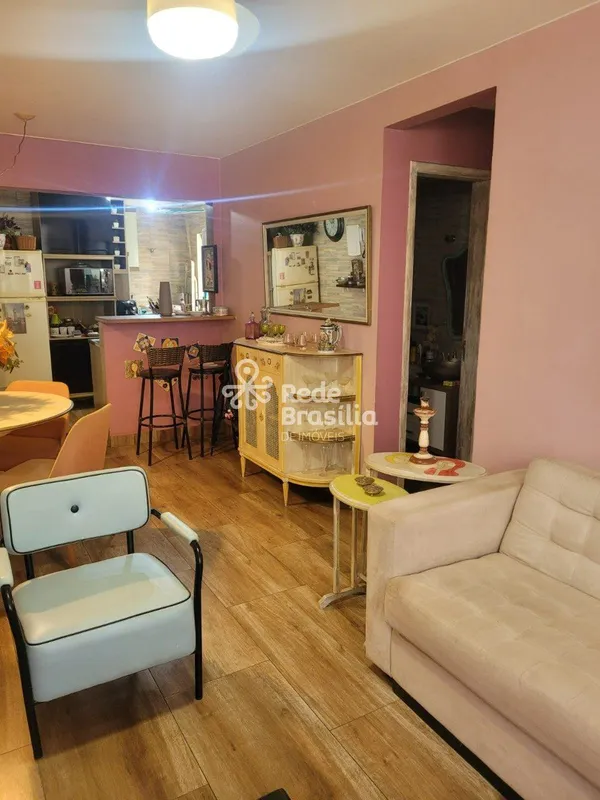 Apartamento á venda 63 m² Reformado Residencial Madeira - Àguas Claras - Sala in...