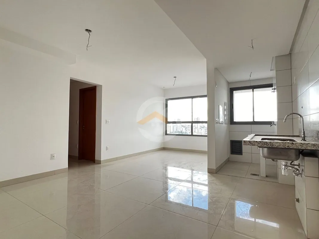 Apartamento 2 quartos com suíte no Jardim américa com sala ampla integrada a coz...