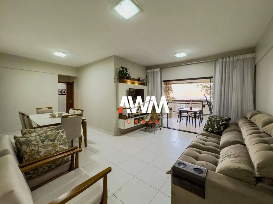Apartamento 3 suítes no Bueno | 113 m² | 2 vagas paralelas + escaninho | Setor B...
