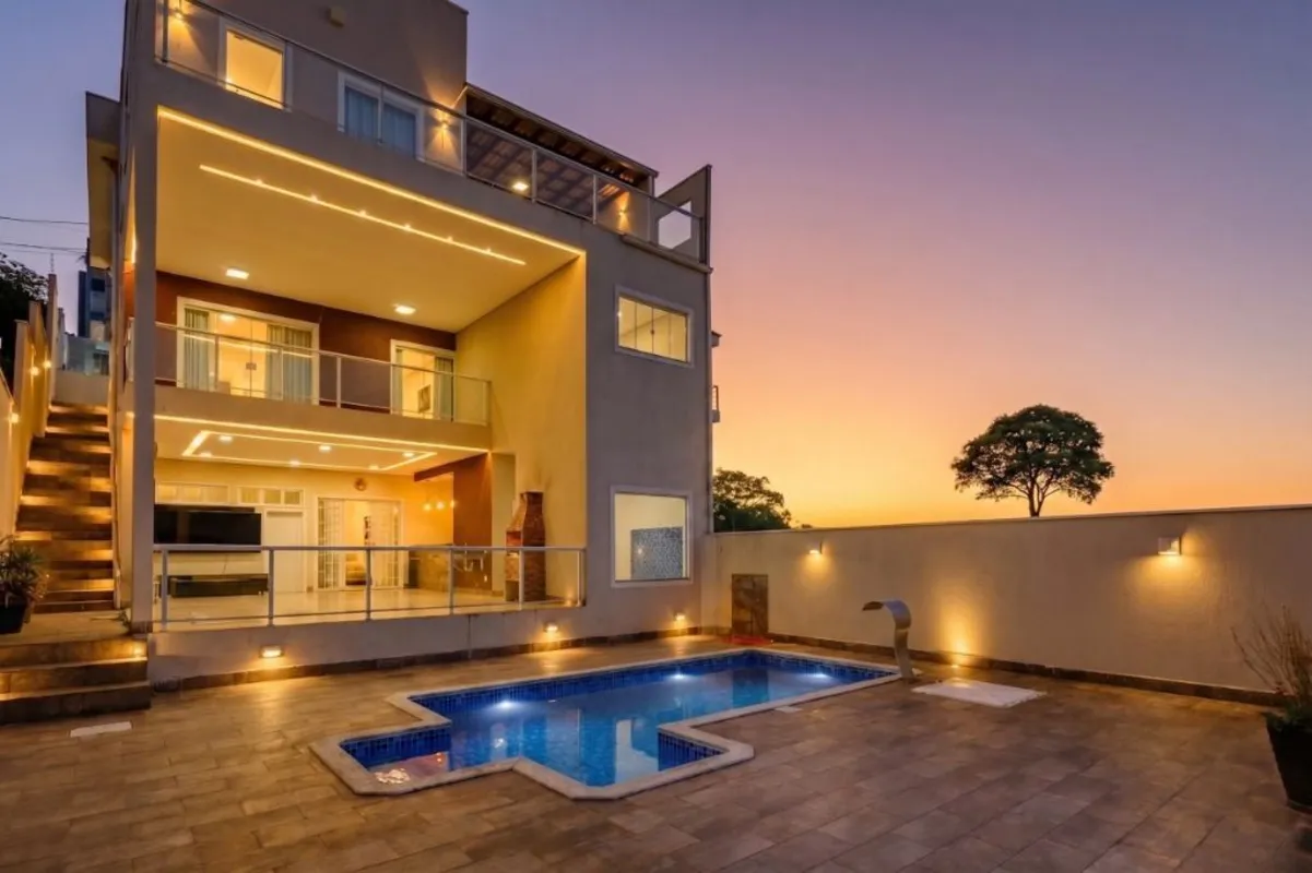 Casa escriturada com vista deslumbrante e exclusiva em Vicente Pires.Residência ...
