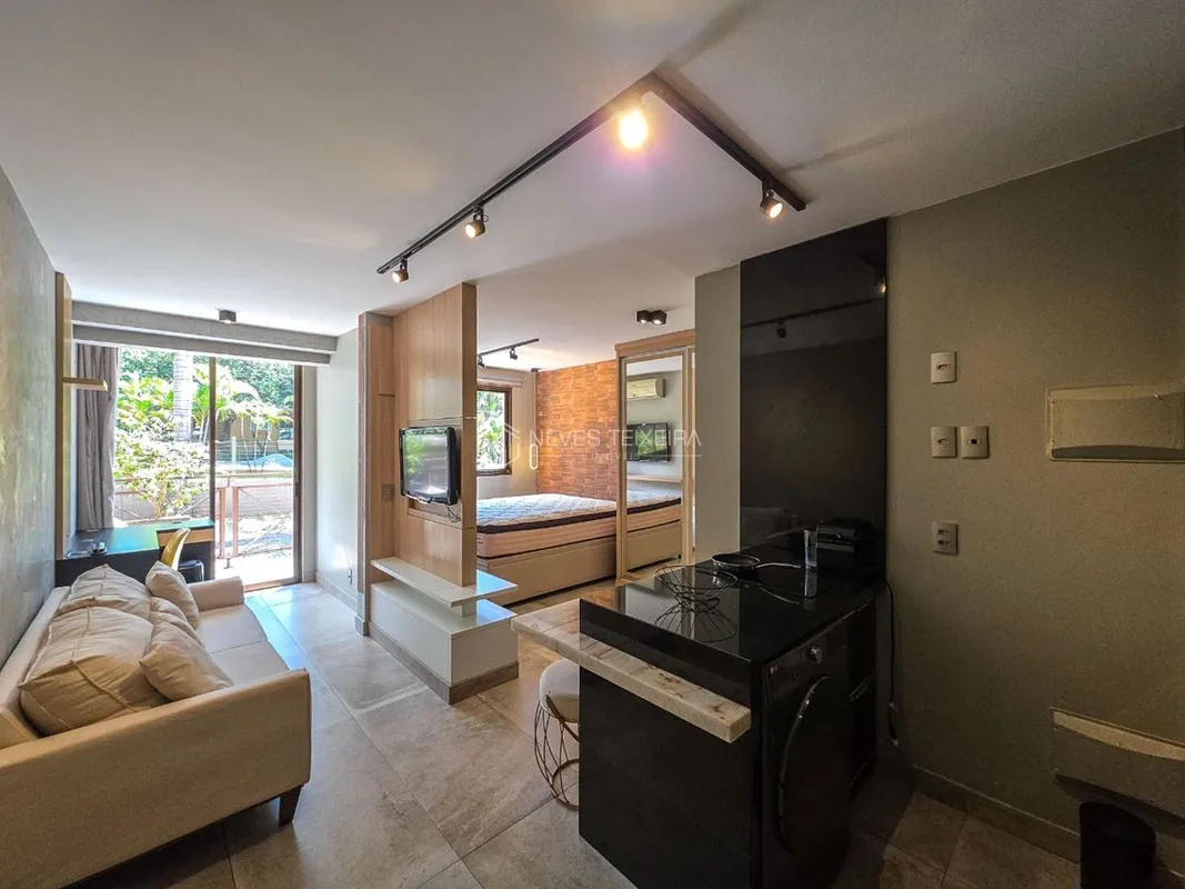NEVES TEIXEIRA IMÓVEIS ALUGA:Belíssimo apartamento mobiliado e decorado, com aca...