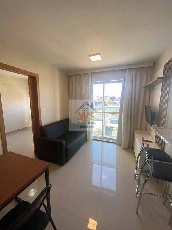 - Apartamento 01 quarto- Armários- 01 vaga de garagem- mobiliado- Vista Livre.- ...