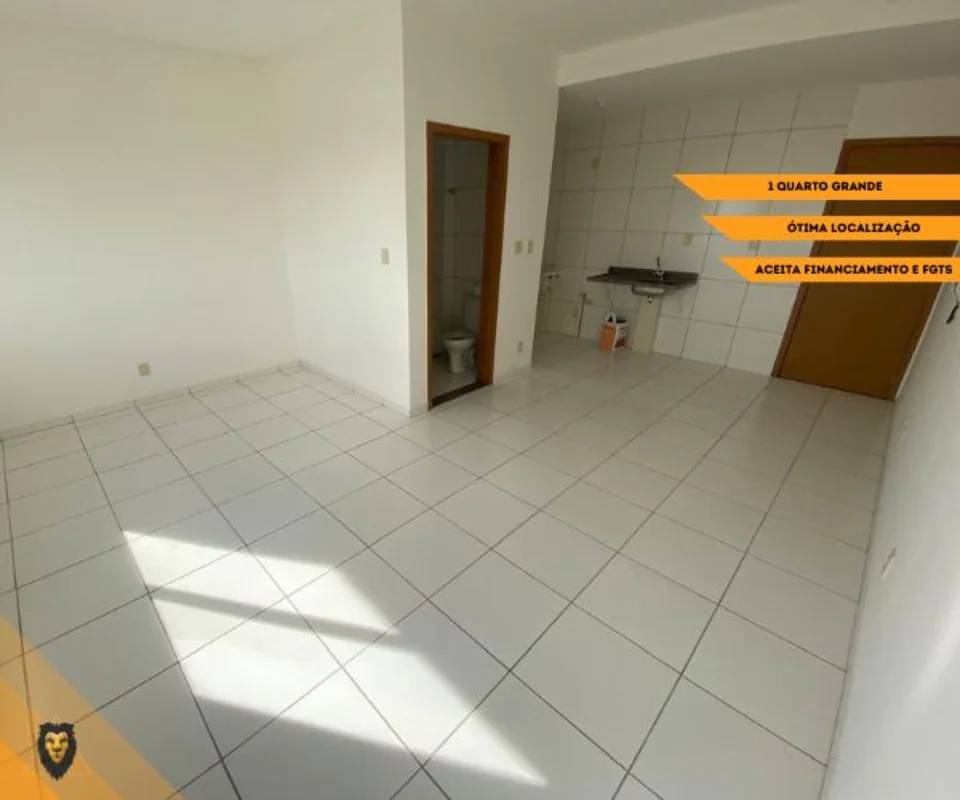 Apartamento de 1 quarto grande (muita gente divide e faz 2 quartos) no Residenci...