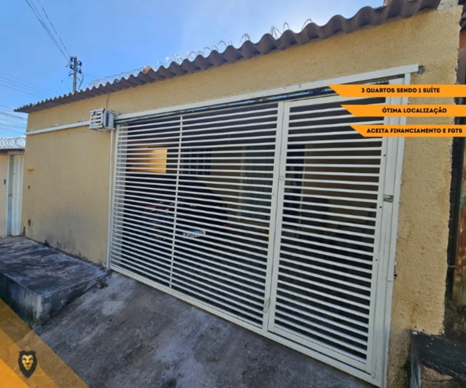 CASA DE 3 QUARTOS SENDO 1 SUÍTE À VENDA EM SAMAMBAIAQR 604, CJ 06 – Samambaia No...