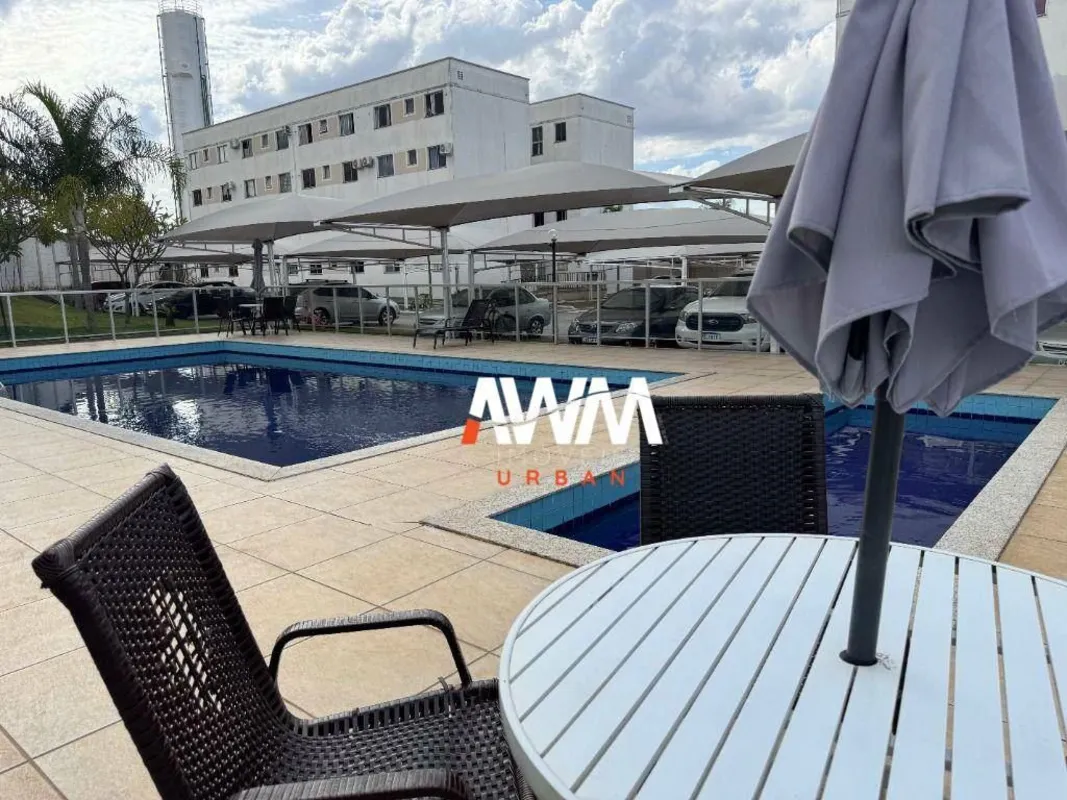 Oportunidade de morar com laser e piscina investindo pouco. Apartamento 2 quarto...