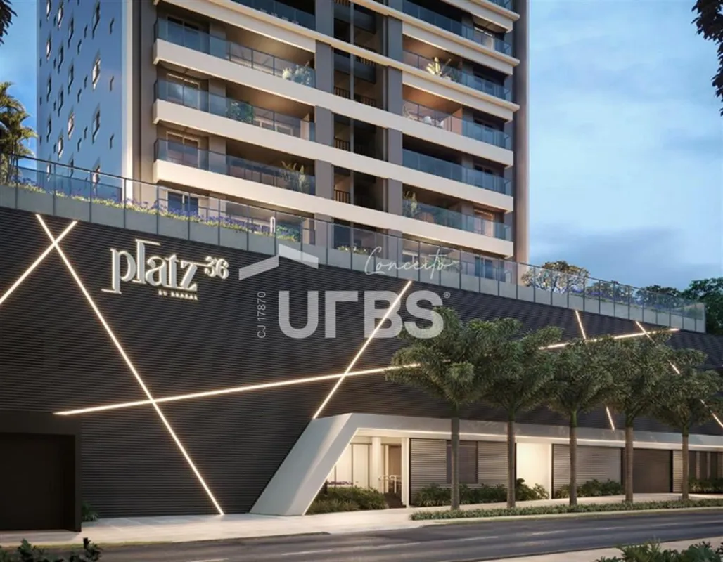 COD U-0032442 - Platz 36 – Apartamento à Venda no Setor Bueno com 3 Suítes e Chu...