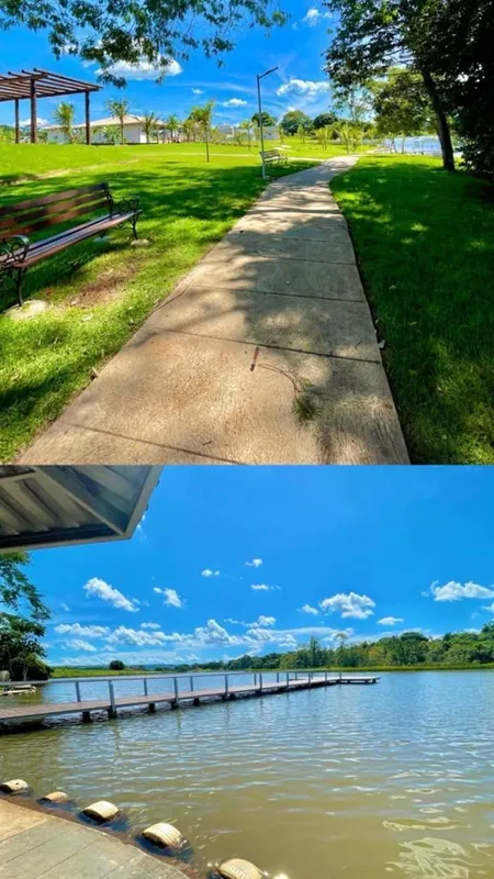 Lote de 600 M2 no condomínio Portal Do Lago, Santa Barbara de Goiás.O lote e as ...