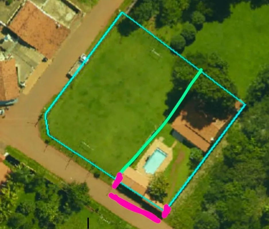 Lote residencial com 1.400m2 de esquina - Lote no 06 Quadra C | Loteamento Privê...