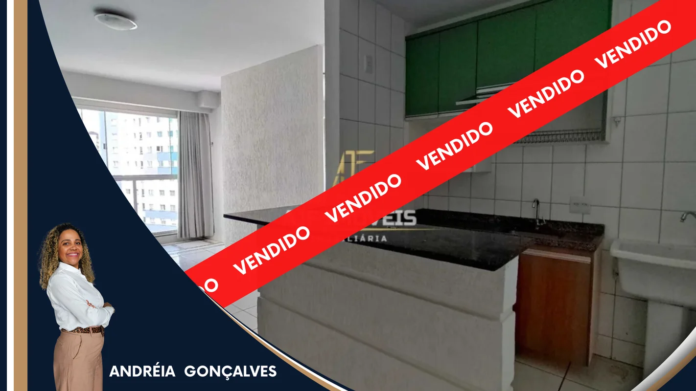 O IMÓVEL:Apartamento com 01 quarto, sendo 01 suíte, com 40m², com 01 vaga de gar...