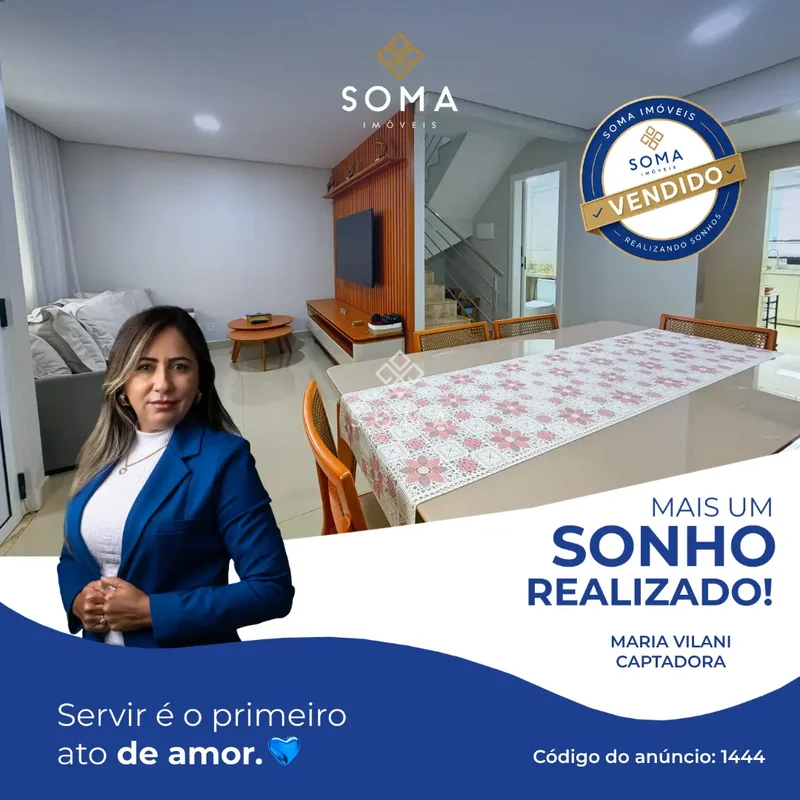 ESPECIFICAÇÕES DA CASA:- Sala ampla para dois ambientes com painel de TV- Sala d...