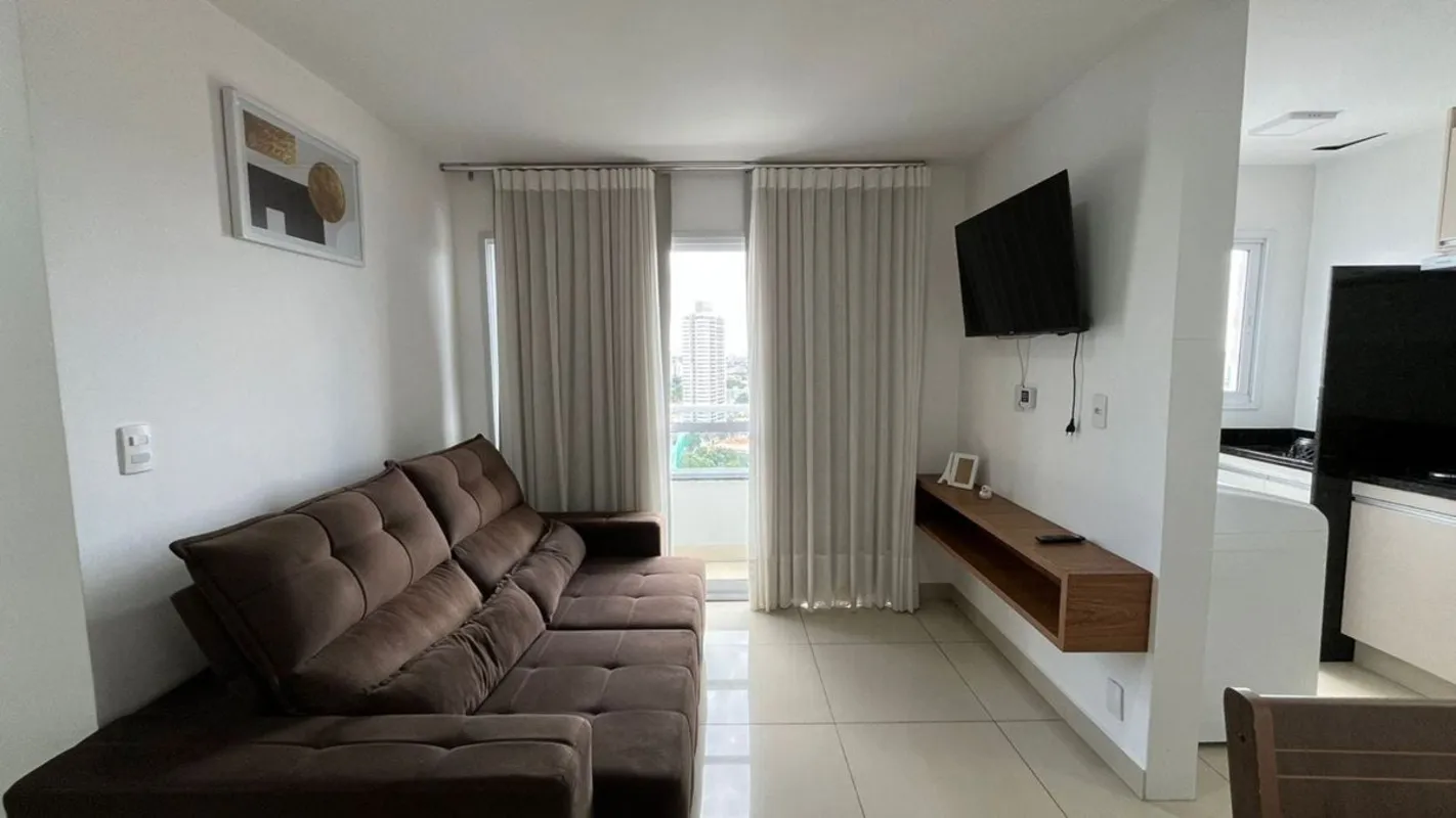 Apartamento para locação EDIFÍCIO TERRA ONE- Setor Bueno 1 Quarto com cama, armá...