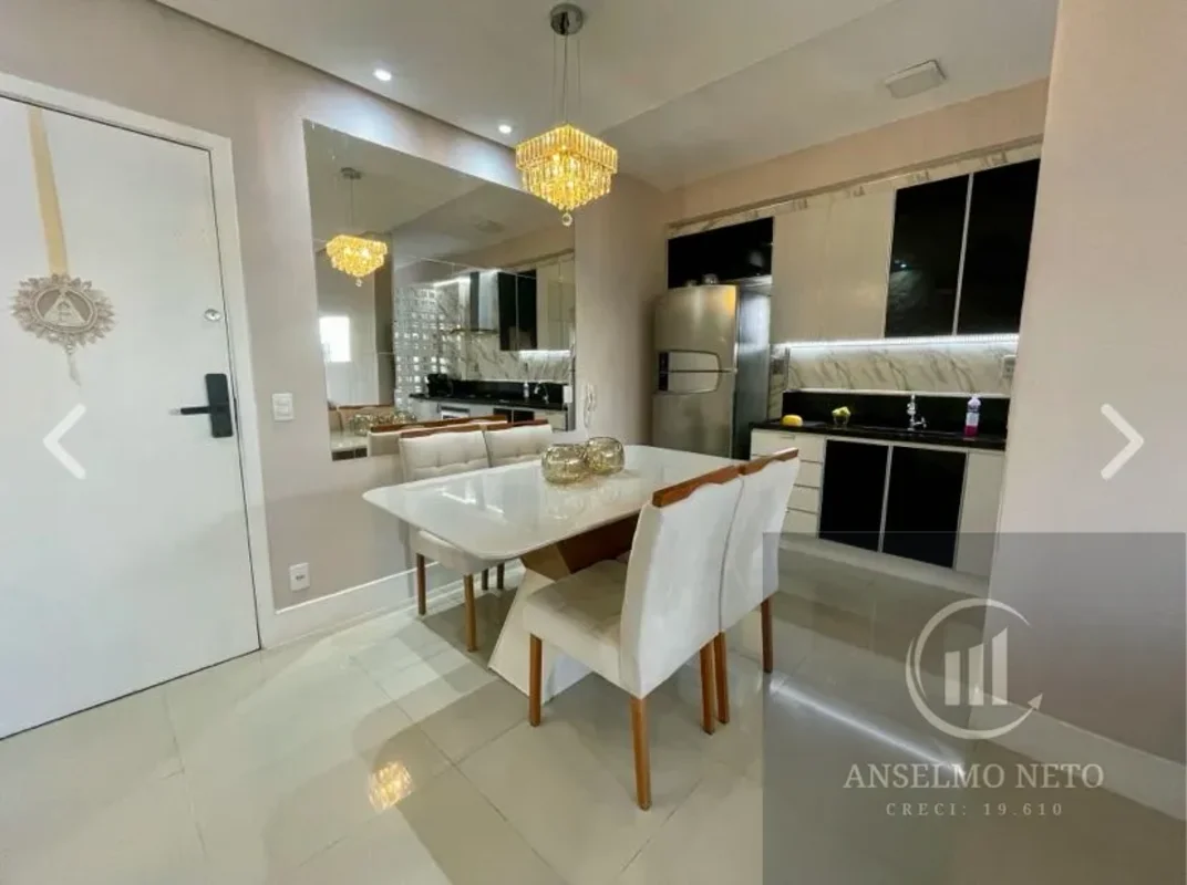 Apartamento com 90,88 m2 nascente3 suítes lavabo cozinha área de serviço complet...