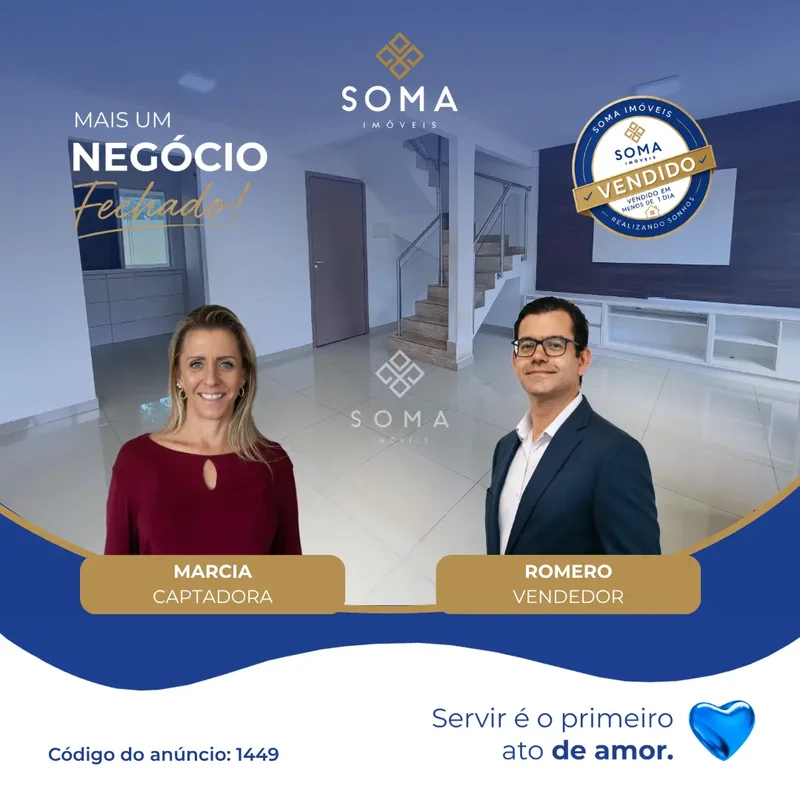 ESPECIFICAÇÕES DA CASA:- Sala ampla para dois ambientes com painel de TV - Cozin...