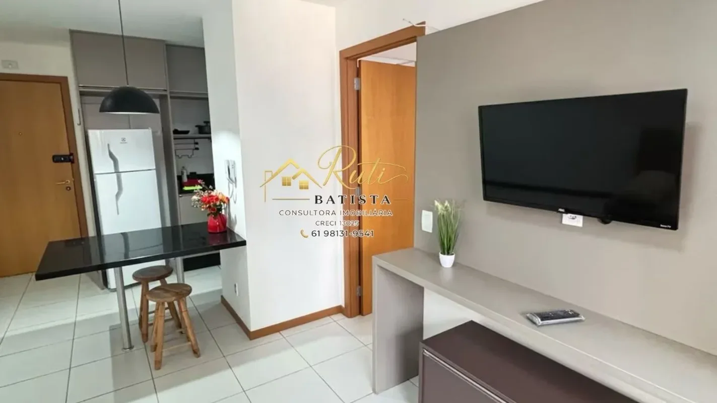 MORAR BEM EM ÁGUAS CLARAS É AQUI!Apartamento de 01 quarto no Residencial Brisas,...