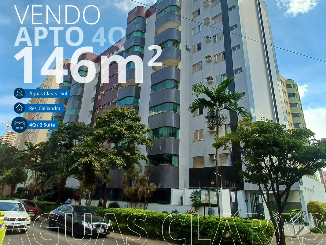 Apartamento Vazado de 4 Quartos (2 Suítes), 146m² – Residencial Calliandra, Rua ...
