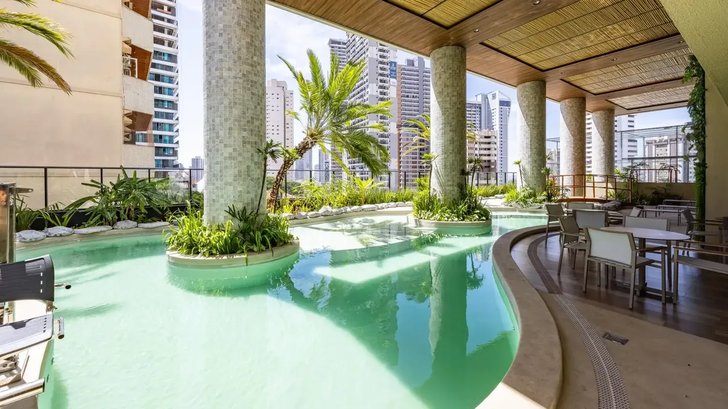 Este apartamento de 70,94 m² no Atoll Residências está disponível para locação e...