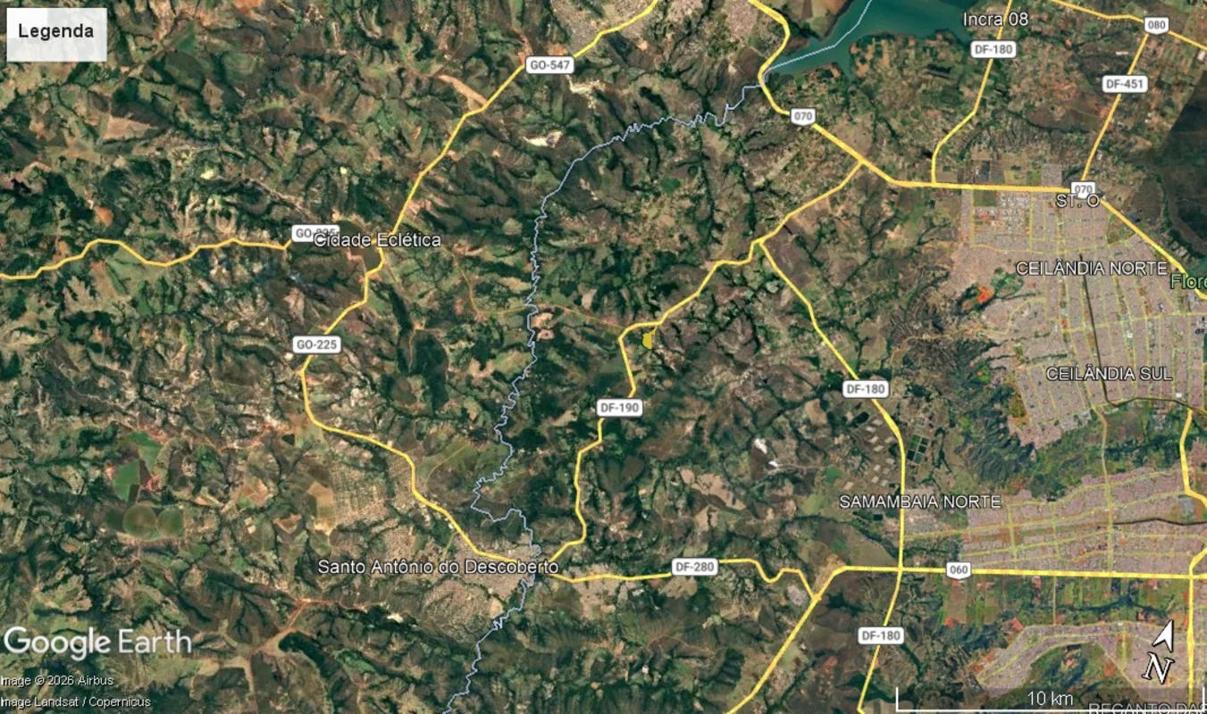 CHÁCARA ESCRITURADA À VENDA – DF-190 – 15 HECTARESExcelente propriedade rural lo...