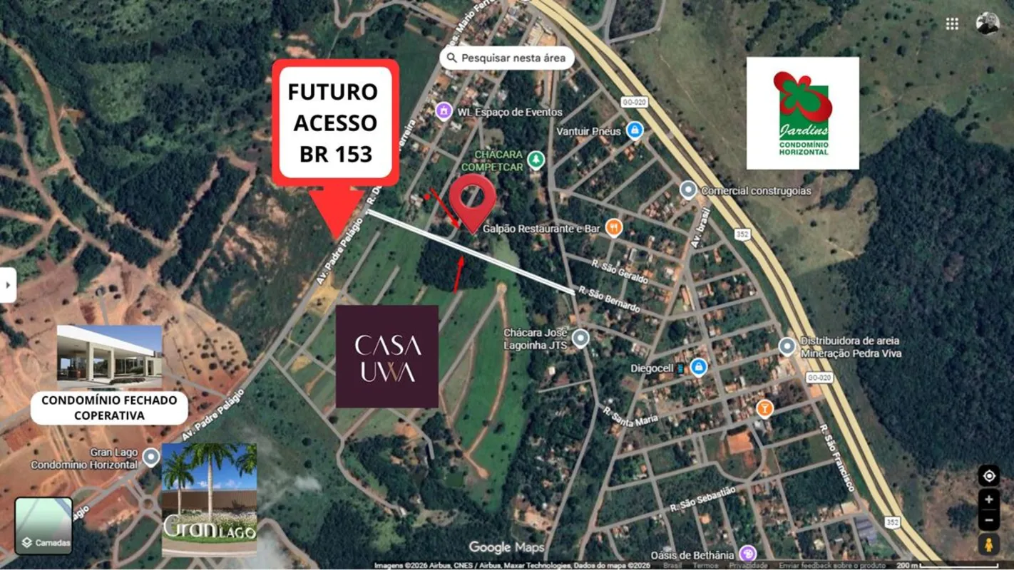 Oportunidade única lote na região da GO-020, próximo aos principais condomínios ...