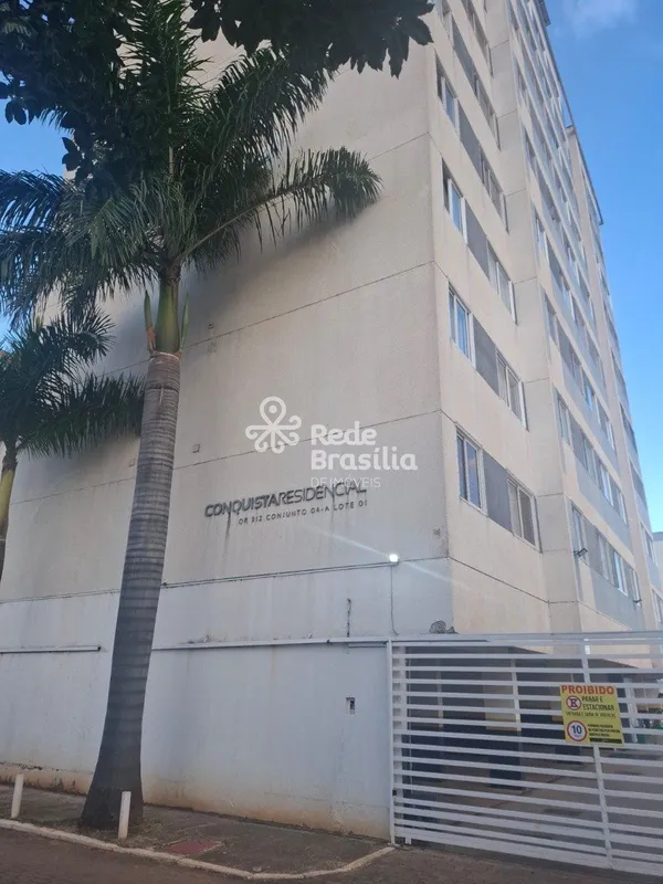 Quadra 312 Residencial Conquista | Apartamento 01 Quarto com armário - Suíte e b...