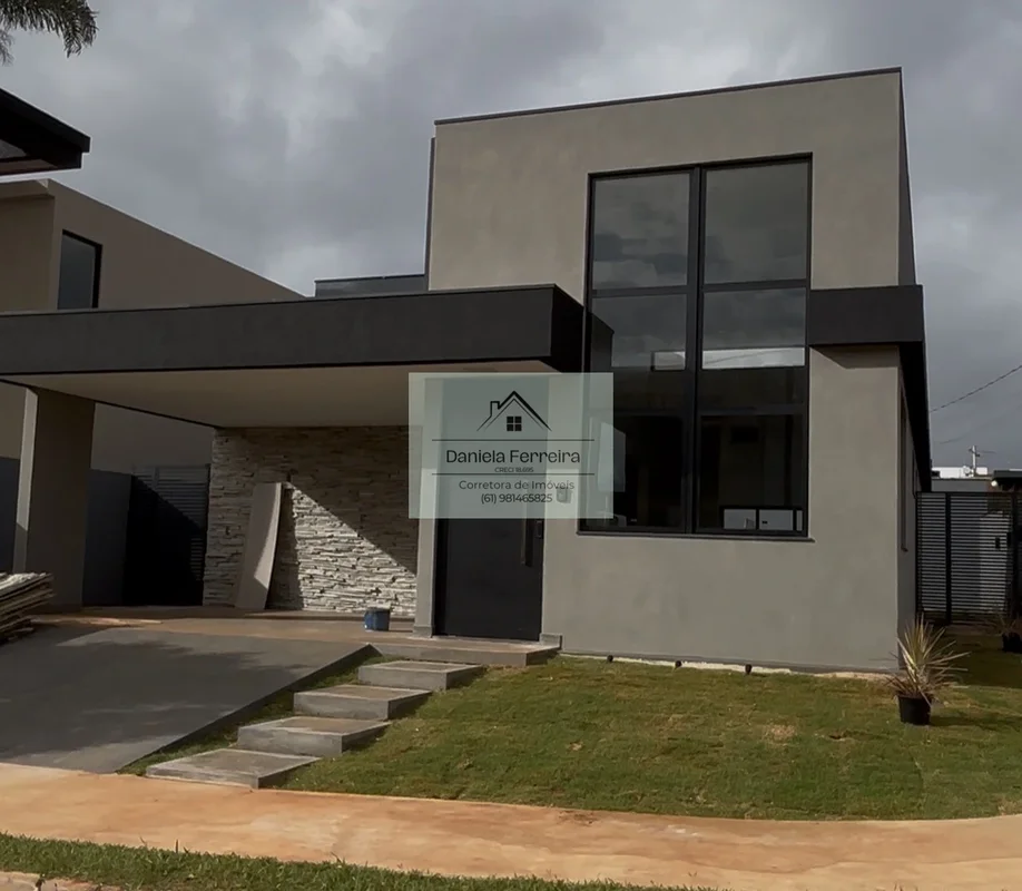 Casa de Alto Padrão em Lote de Esquina – Condomínio Le Jardin, Jardim BotânicoEx...