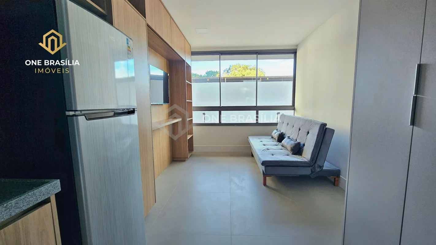 One Brasília Imóveis ALUGA com exclusividade aparamento de 1 quarto no mais novo...