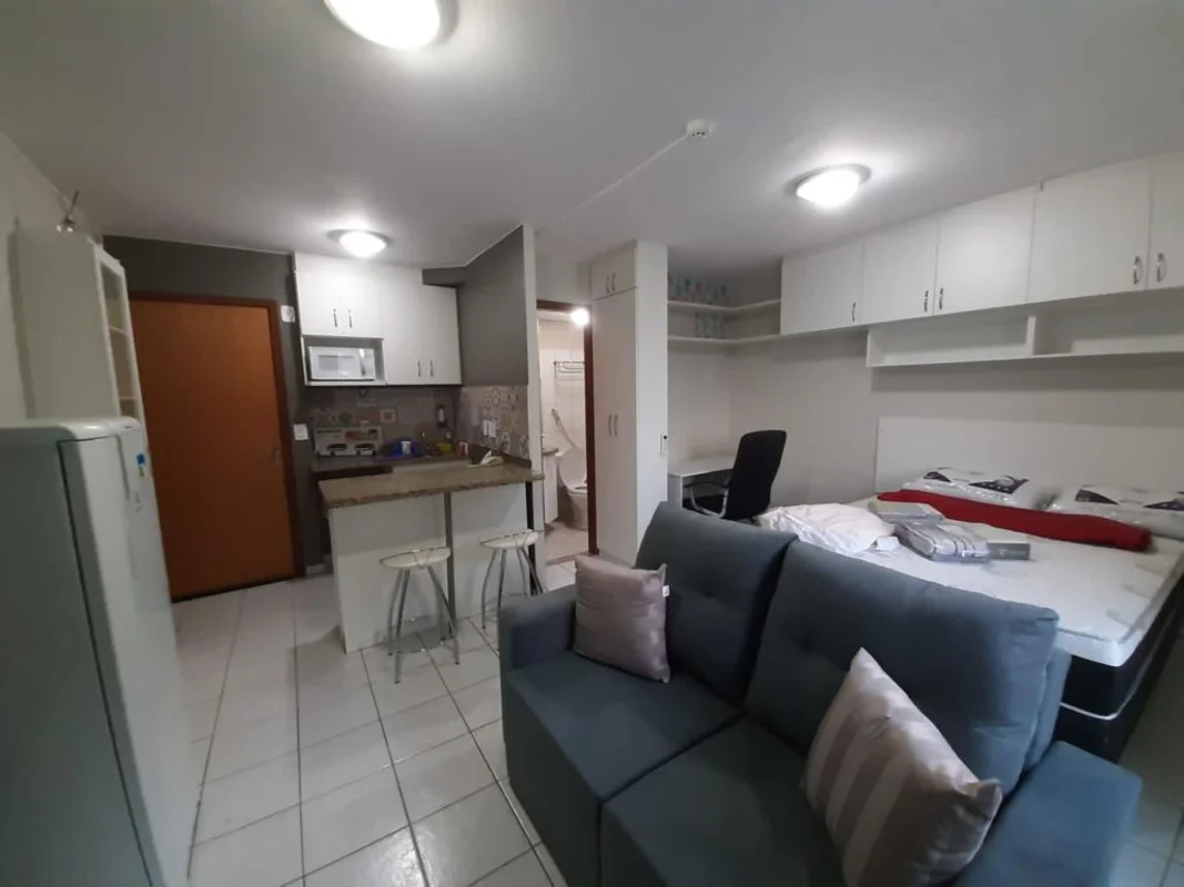 Aluga Residencial Green Hills 1 quarto tipo Flat 30m² mobiliado 1 vaga de garage...