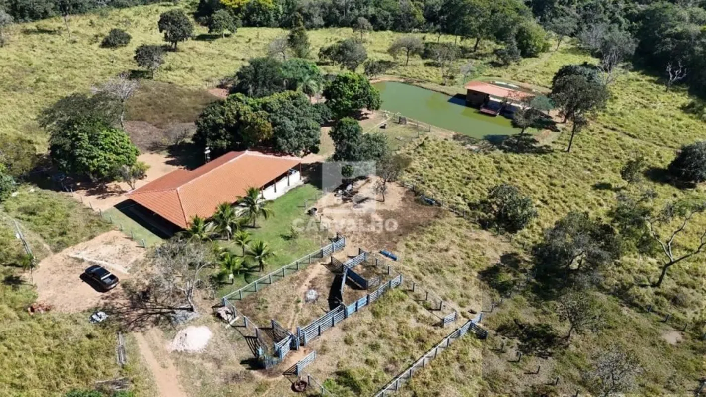 "29/05/26 - Chácara em Hidrolândia-GOCód. 9495 alqueires Rica em água com 2 repr...