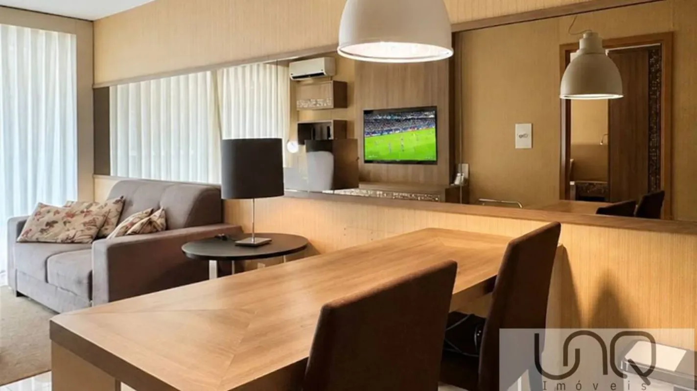 Vendo 1 quarto mobiliado no BRISAS DO LAGO48m2, quarto, sala, varanda, banheiro,...