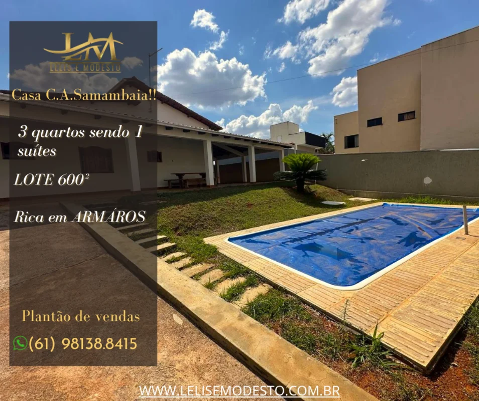Lelis e Modesto disponibilizam para venda casa estilo colonial na Colônia Agríco...