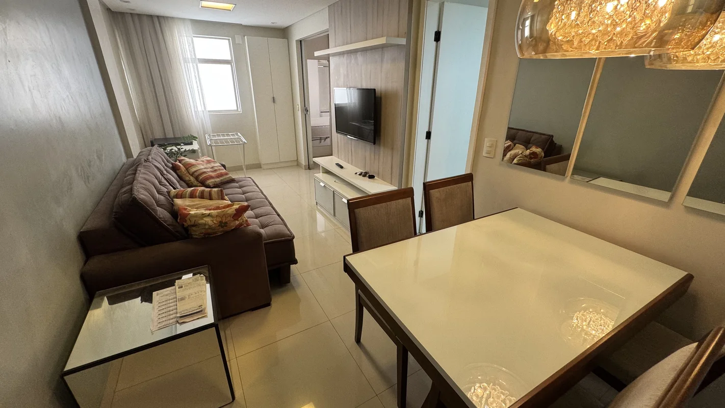 ?? Apartamento de 1 quarto totalmente mobiliado para aluguel – com garagem!Prati...