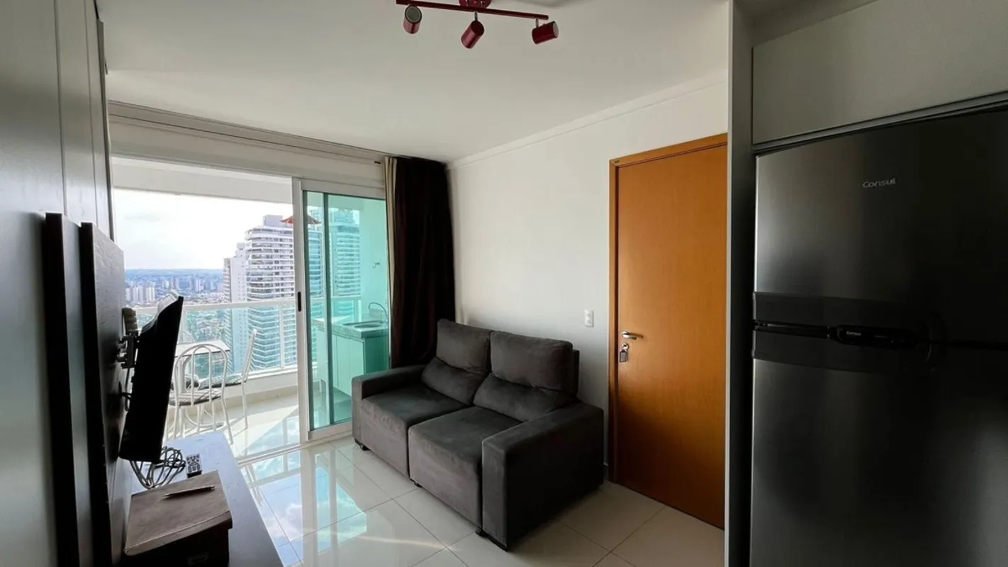 Apartamento para Locação no Edifício Easy Life, Setor Bueno, Goiânia Flat com qu...
