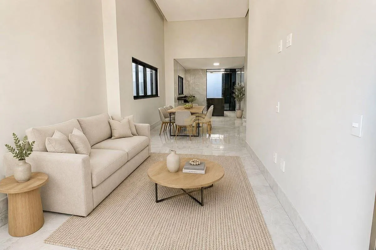 CASA NO TRECHO 3 EM LOTE DE 200M² COM 3 SUÍTES SEM HABITE-SE ÁREA GOURMET 2 VAGA...
