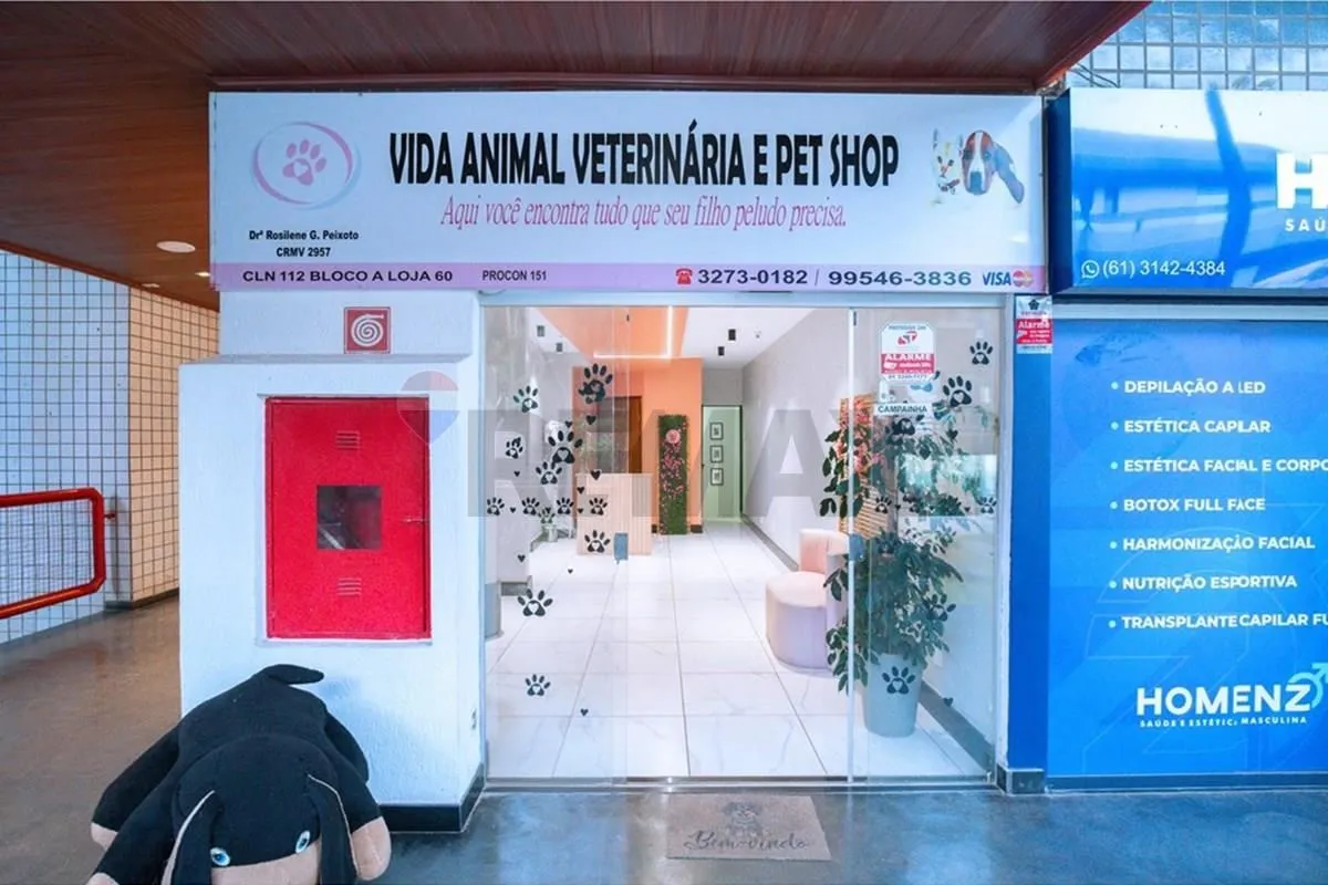 OPORTUNIDADE IMPERDÍVEL | PET SHOP E CONSULTÓRIO VETERINÁRIO | ASA NORTE - CLN 1...