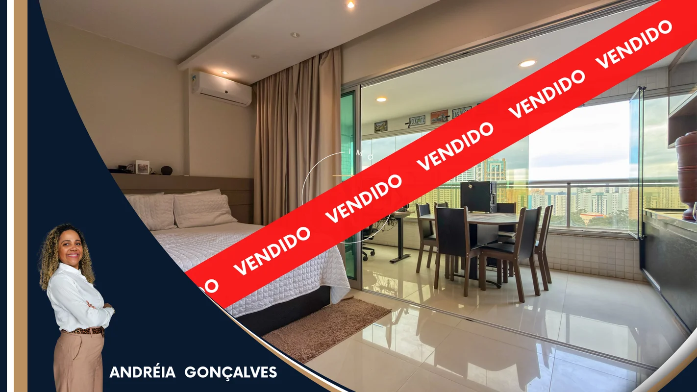 AJF IMÓVEIS – VENDE RESIDENCIAL SMART - ÁGUAS CLARAS:O IMÓVEL:- 01 QUARTO - 41M²...