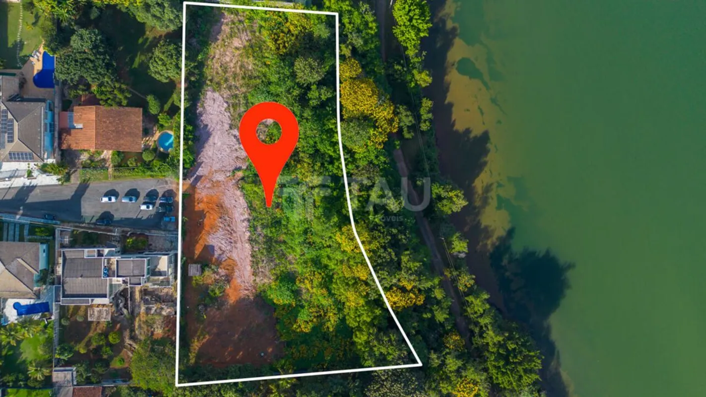 QL 2 - Lago Norte- Terreno em configuração -Ponta de Picolé-- Frente exclusiva p...