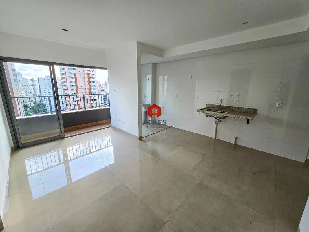Apartamento com aproximadamente 65,98m² composto de: sala de estar/jantar com sa...